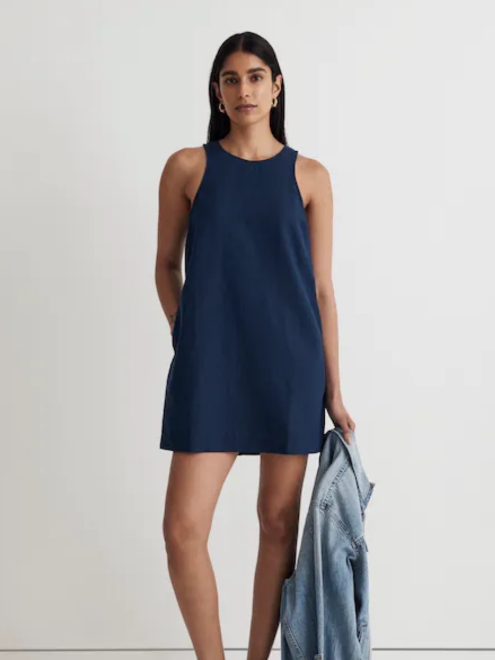 Madewell Cutaway Tank Mini Dress